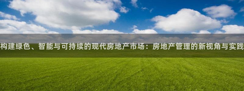 风暴娱乐待遇：构建绿色、智能与可持续的现代房地产市场：房地产