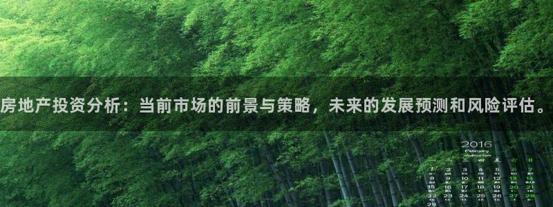 万万娱乐风暴：房地产投资分析：当前市场的前景与策略，未来的发