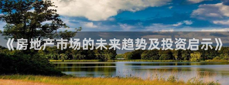 风暴娱乐主管是谁：《房地产市场的未来趋势及投资启示》