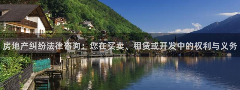 风暴平娱乐：房地产纠纷法律咨询：您在买卖、租赁或开发中的权利