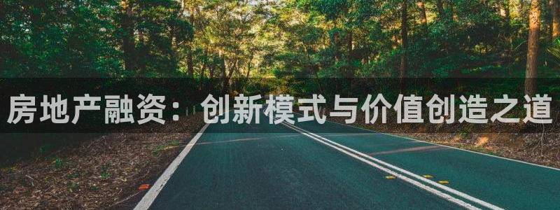 注册风暴娱乐：房地产融资：创新模式与价值创造之道