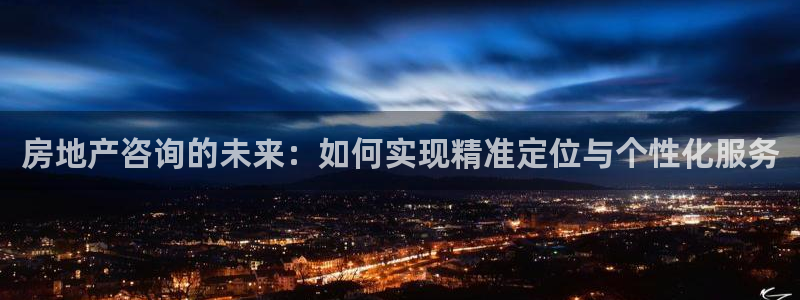 风暴娱乐号：房地产咨询的未来：如何实现精准定位与个性化服务