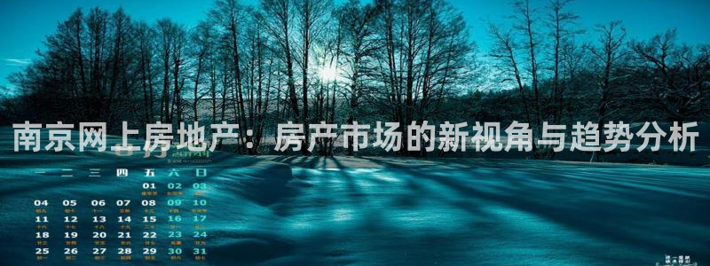 风暴娱乐官方网站：南京网上房地产：房产市场的新视角与趋势分析