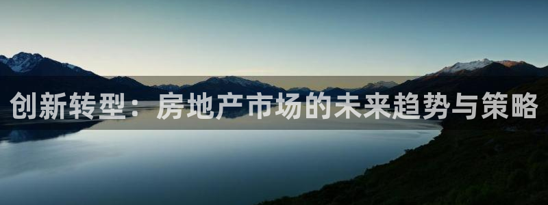 风暴新娱乐：创新转型：房地产市场的未来趋势与策略