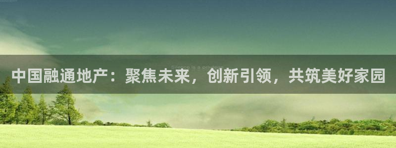 风暴平娱乐：中国融通地产：聚焦未来，创新引领，共筑美好家园