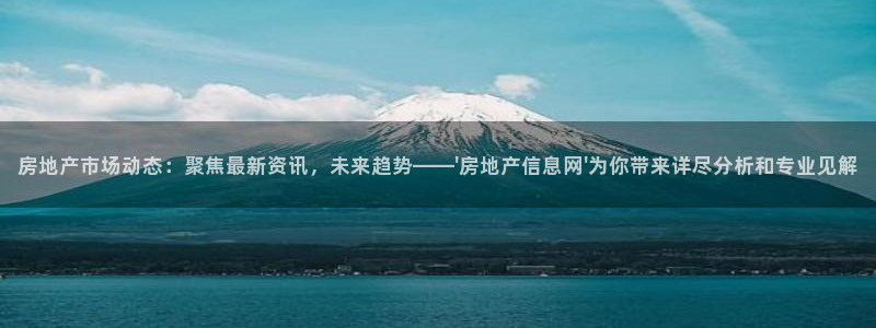 风暴娱乐待遇：房地产市场动态：聚焦最新资讯，未来趋势——\'