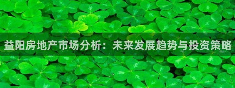 风暴娱乐线路：益阳房地产市场分析：未来发展趋势与投资策略