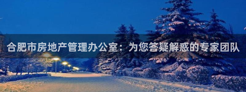 万万娱乐风暴：合肥市房地产管理办公室：为您答疑解惑的专家团队
