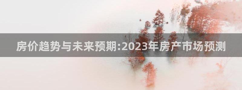 蓝色风暴娱乐：房价趋势与未来预期:2023年房产市场预测
