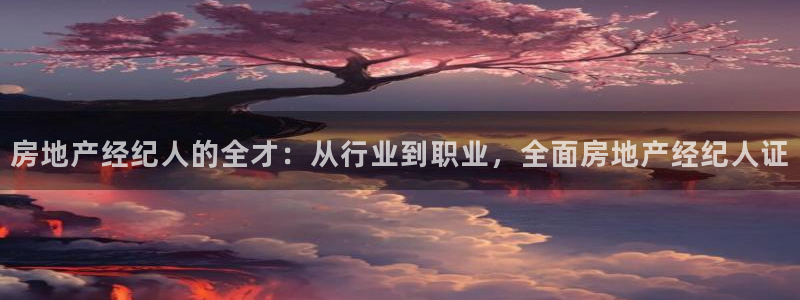 风暴娱乐右5指尖：房地产经纪人的全才：从行业到职业，全面房地