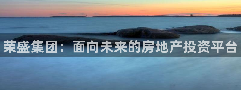 风暴官方娱乐：荣盛集团：面向未来的房地产投资平台