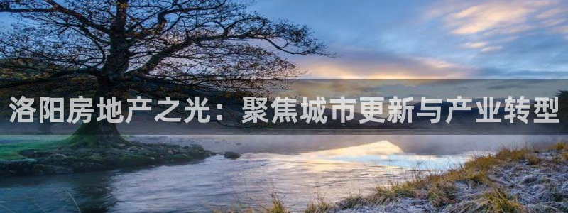 风暴娱乐下5指尖：洛阳房地产之光：聚焦城市更新与产业转型